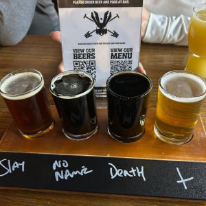 Magic City Brewing Company Flight of beer