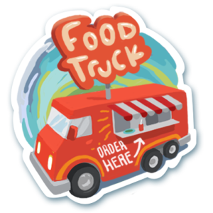 Visit Austin Food Trucks Sticker