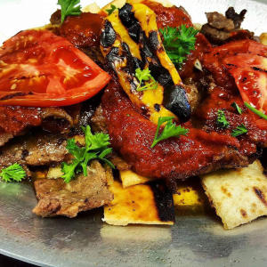 Plate of food at Ephesus Mediterranean Grill