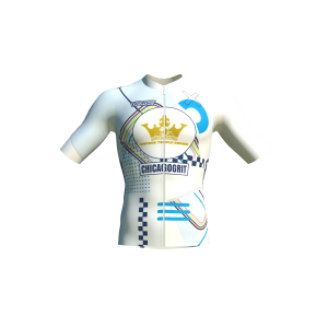 DuPage Triple Crown Jersey - white cycling jersey