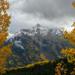 Coal Bank Pass and West Needle Mountains During Fall