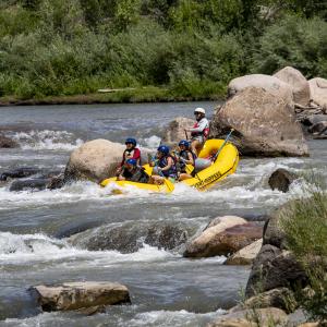 Rafting on the Animas River in Summer