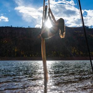 Private Show by Secret Circus Society During Fall at Lemon Reservoir | Dave Sugnet | Visit Durango