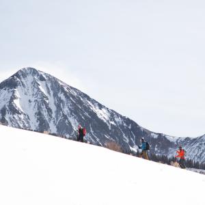 Cross Country Skiing at Molas Pass During Winter