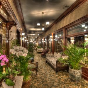 Interior view of the General Palmer hotel