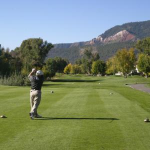 Golfing