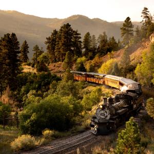 Fall Train in Durango, Colorado