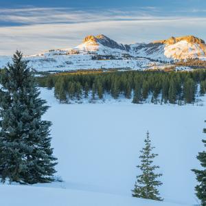 Andrews Lake in Winter, Durango, CO
