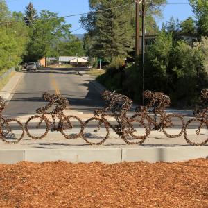 Endurance bike sculpture