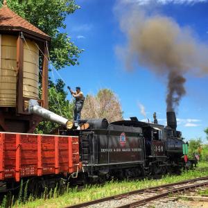 Colorado Railroad Museum Steam Train