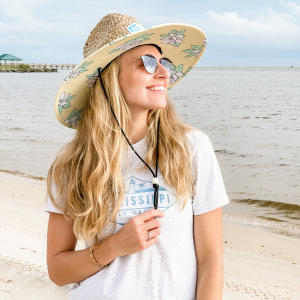Straw Sun Hat by Coastal City Goods
