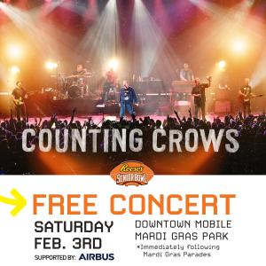 Senior Bowl Free Concert Counting Crows 2024