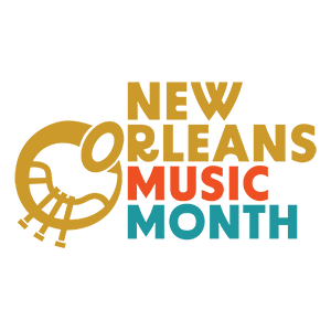 New Orleans Music Month Logo - Square