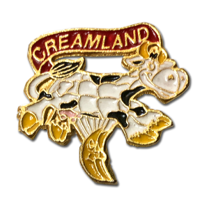 1990 Balloon Fiesta Creamland Cow pin