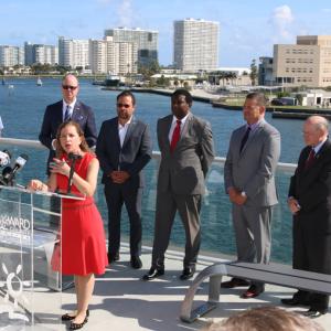 Federal, state and local elected officials joined local business leaders today (Feb.18) to welcome the news that Broward County’s long-awaited Port Everglades Navigation Improvements Project to deepen and widen the Port’s navigational channels can now begin with $29.1 million in funding under the U.S. Army Corps of Engineers FY 2020 Work Plan