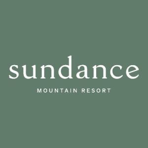 A colored square with the word Sundance over Mountain Resort