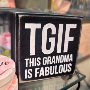 Crafter's Gallery black TGIF block
