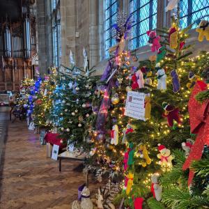 Christmas Tree Festival at St Mary's Church Warwick