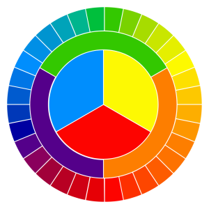 Full color wheel icon