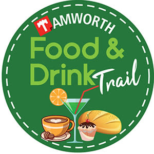 Image shows the logo for the Tamworth Food & Drink Trail