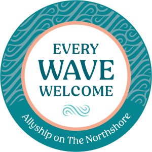 Every Wave Welcome Allyship Sticker