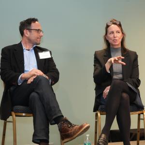 Lauri Pitkis speaks on panel