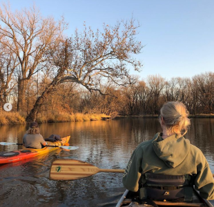 Kayaking on the Sugar River