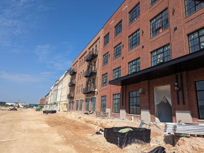 Assembly Atlanta Facades in middle of construction