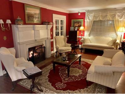 Red Living Room