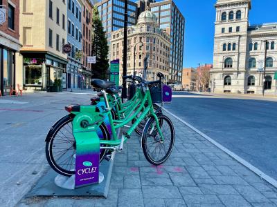 CDPHP Cycle! in downtown Albany