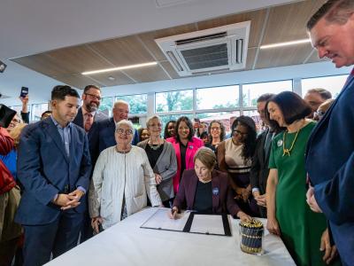 Affordable Homes Signing