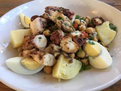 Octopus Salad at Kipos