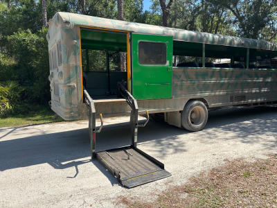Call 24 hours before your tour to schedule the wheelchair-accessible bus at Babcock Ranch Eco-Tours.