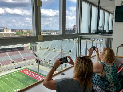 Group touring Ohio Stadium