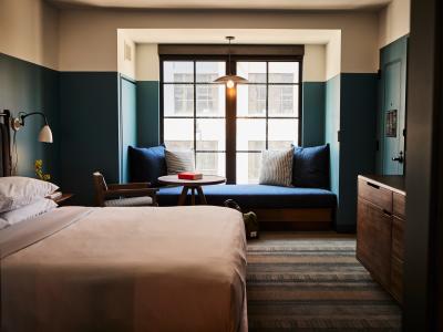 A classic king room at The Junto, Independent Lifestyle Hotel