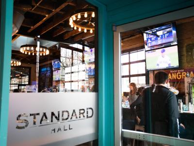 Standard Hall door sign