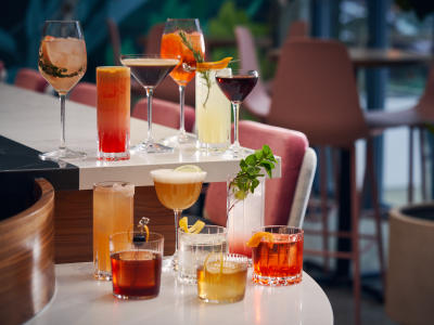 Cocktails offered at Speck Italian Eatery