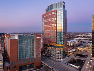 Hilton Columbus Downtown with new tower, opened in 2022