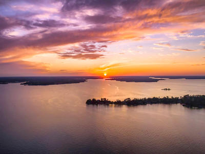 Lake Conroe sunset