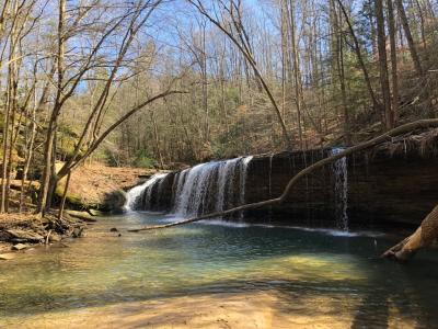 Princess Falls in Winter by Sara Beth Gregory