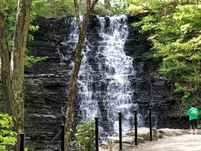 Waverly Glen Waterfall in Tioga County