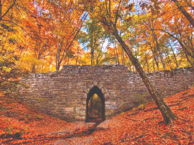 4:3 Poinsett Bridge Fall Leaves