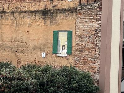 Woman In Window, Mural
