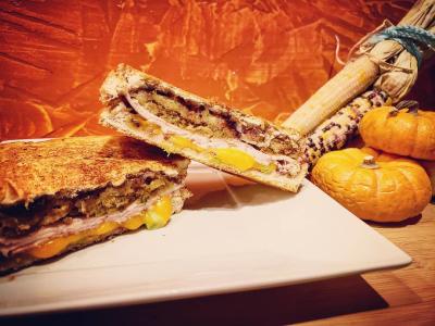 The Gobbler - seasonal sandwich at Standing Stone Coffee Company