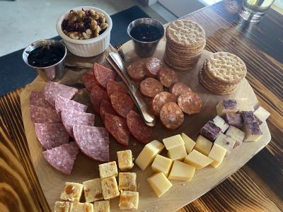 Charcuterie board at 950 Speakeasy Bistro