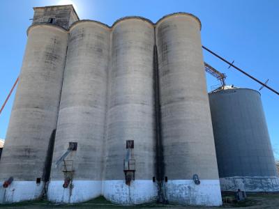 Silos at Flour Mill in east McKinney