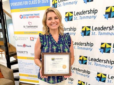 Katie at Leadership St. Tammany Graduation
