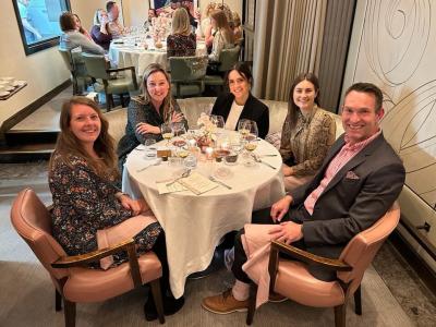 Clients enjoyed an inspired menu by Canada’s only female MICHELIN-starred chef, Andrea Carlson, and London-based MICHELIN-starred chef Angela Hartnett.