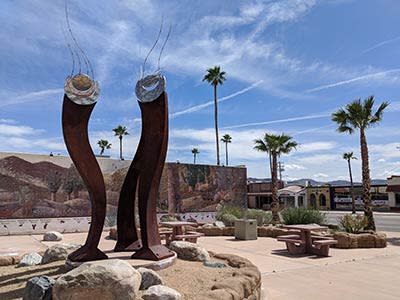 29 Palms Visitor Center sculptures