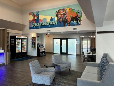 Chris Cargill Mural - Holiday Inn Lobby